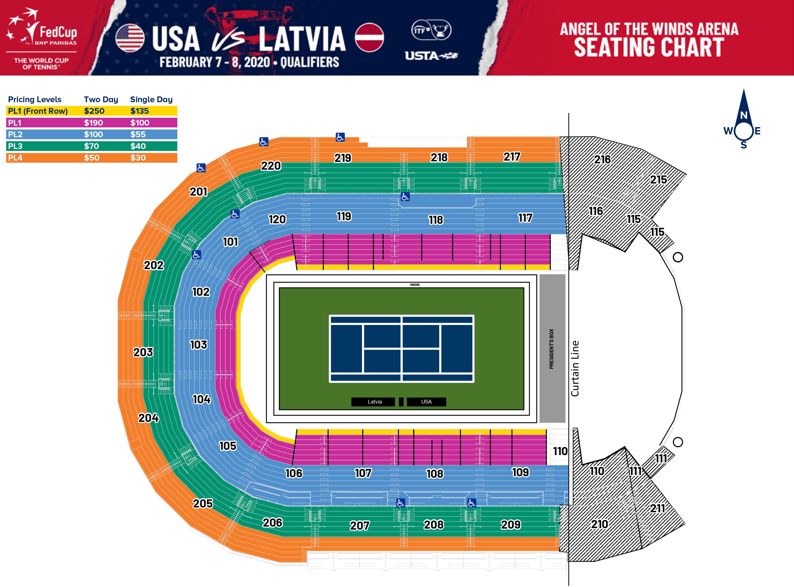 Comcast Arena Silvertips Seating Chart