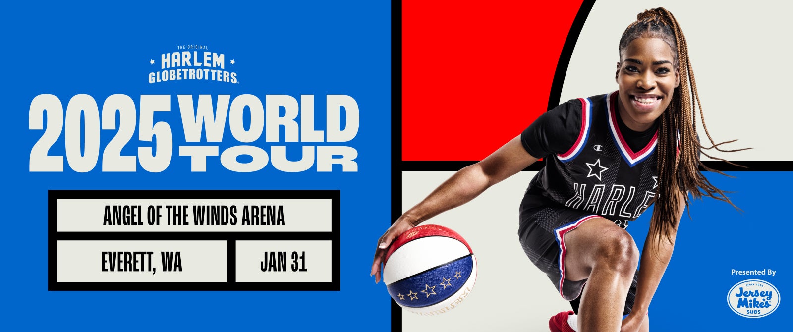 Harlem Globetrotters exciting performance during the 2025 world tour