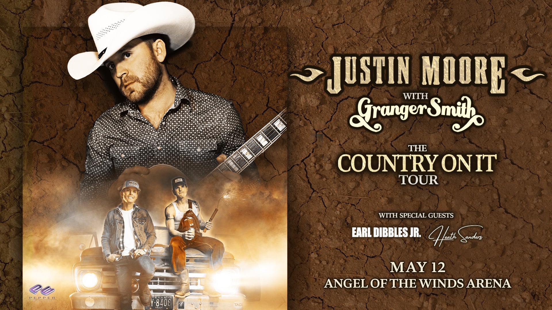 JUSTIN MOORE THE COUNTRY ON IT TOUR with special guests Granger