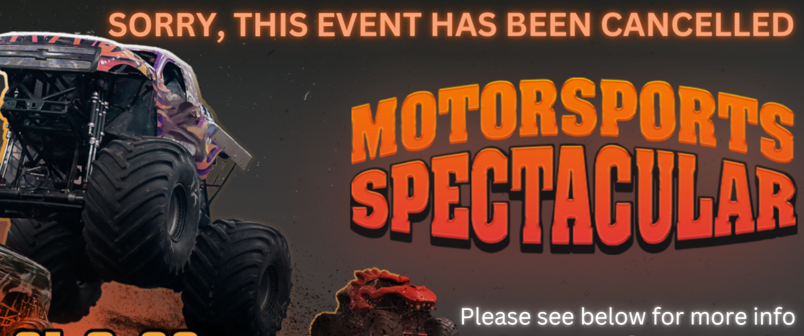 EVENT CANCELLED MOTORSPORTS SPECTACULAR MONSTER TRUCKS Angel of