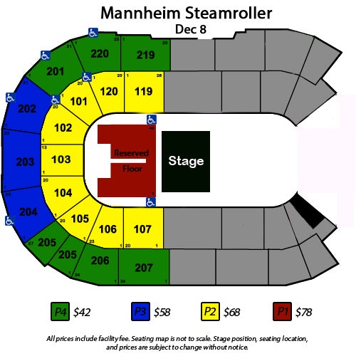 Angels Of The Wind Arena Seating Chart