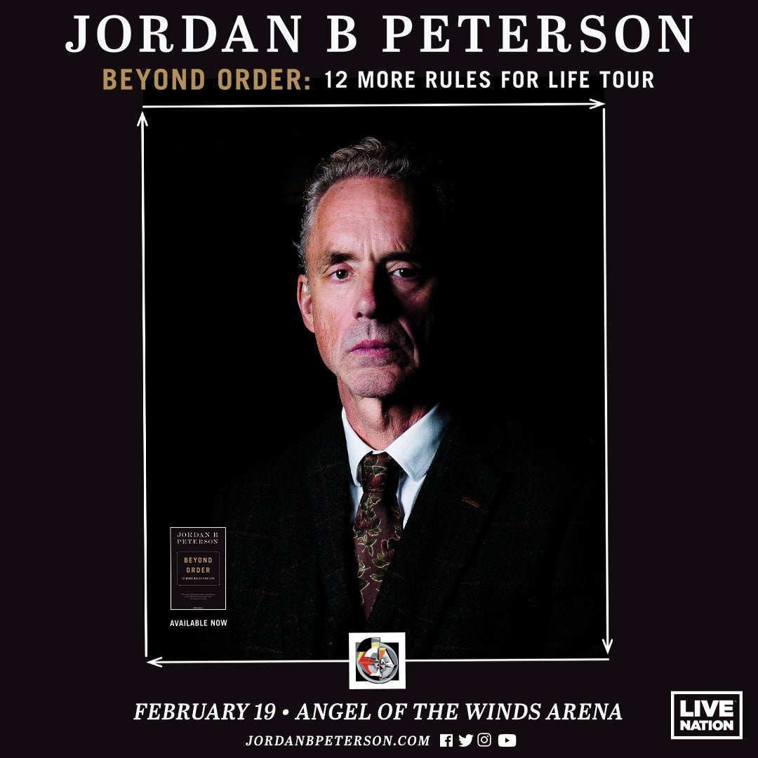 Pesimista abuela sombrero Dr. Jordan B. Peterson: Beyond Order | Angel of the Winds Arena