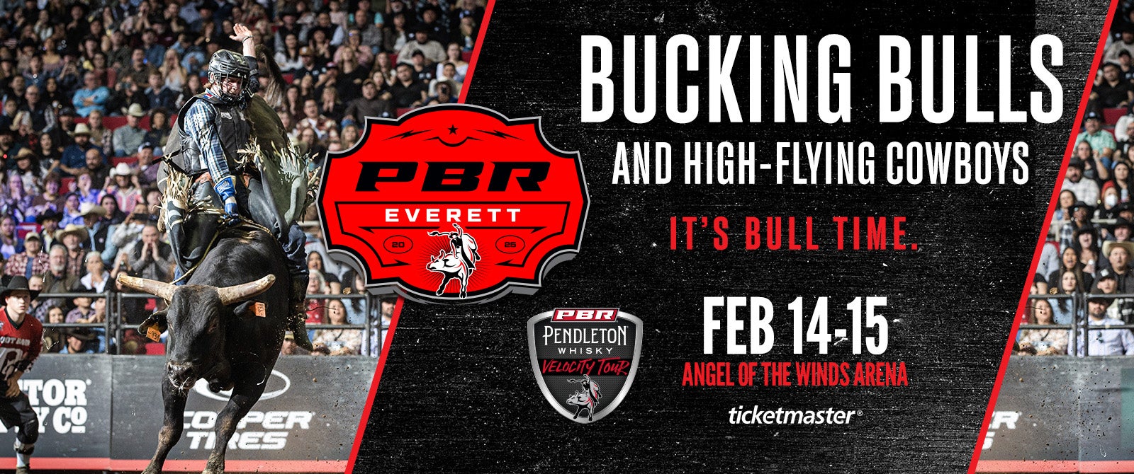 Professional Bull Riding | Angel of the Winds Arena