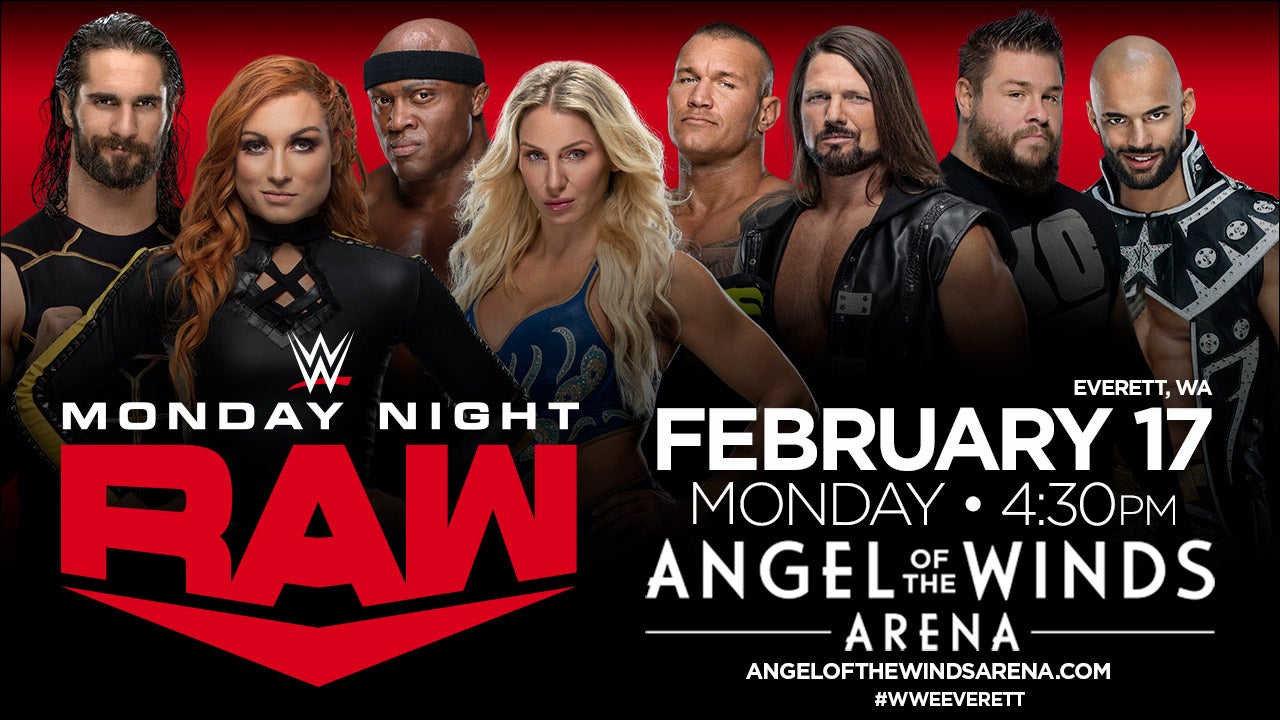 WWE Monday Night Raw Angel of the Winds Arena